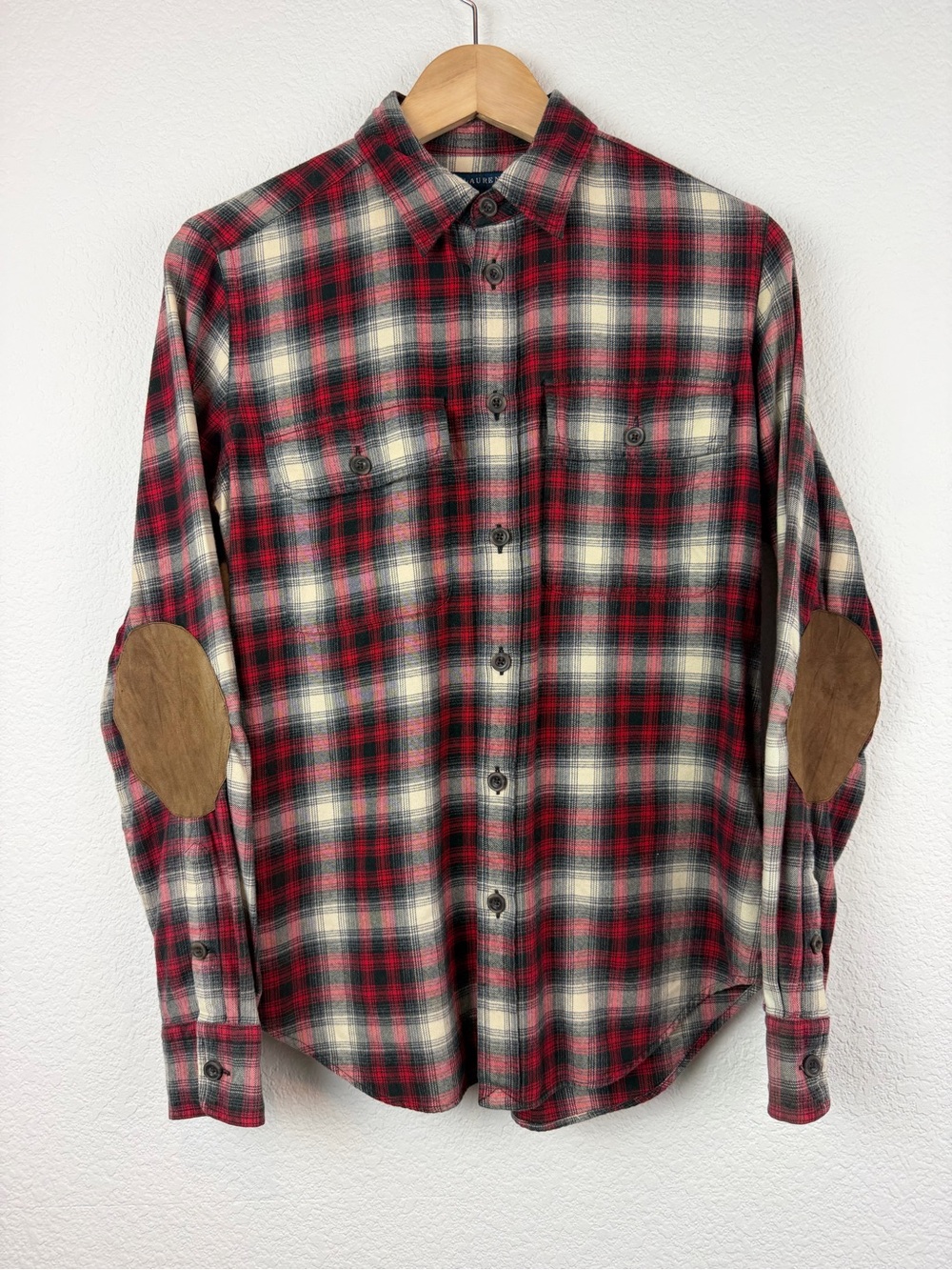 Ralph Lauren Women’s Plaid Button Down Cotton Shirt